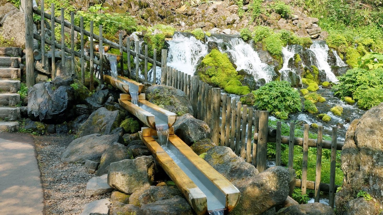 羊蹄のふきだし湧水