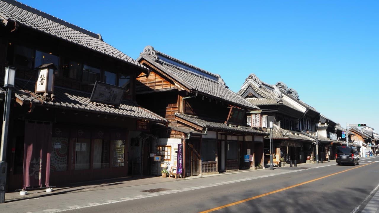 小江戸川越一番街商店街 蔵造りの町並み